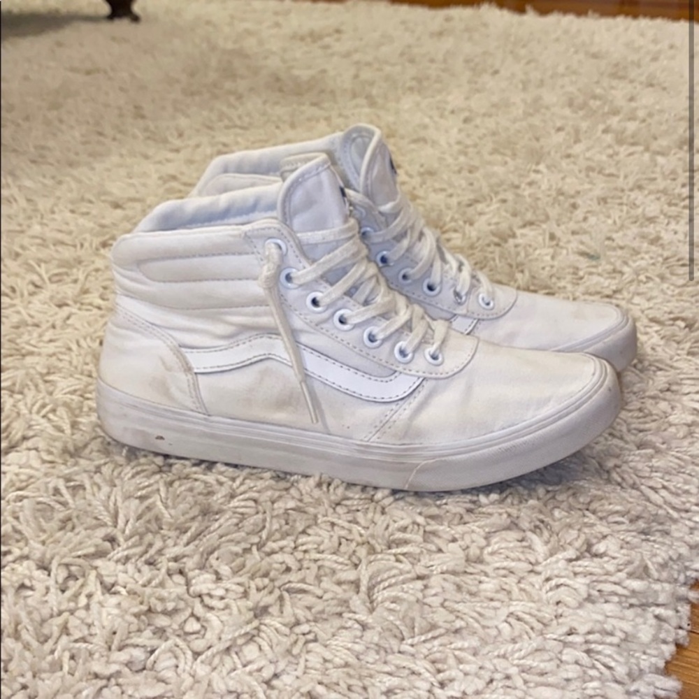 White high top vans